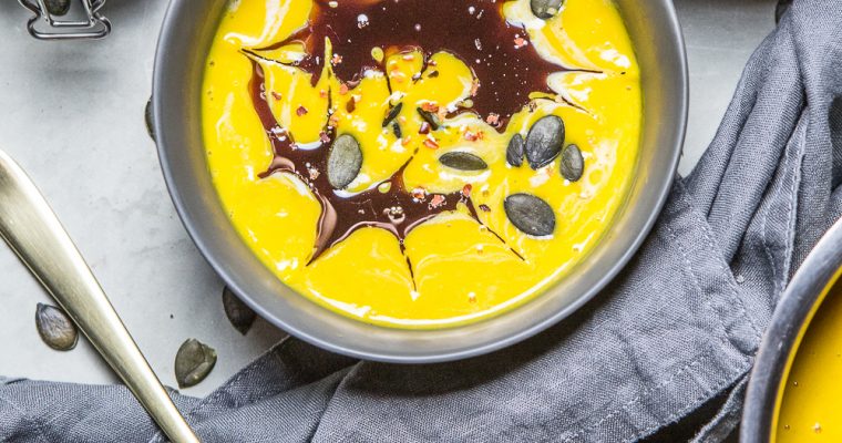 Hokkaido polievka so zázvorom (vegan)